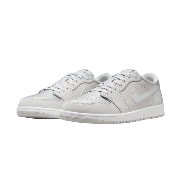 NEW Nike Air Jordan 1 Retro Low OG Metallic Silver CZ0790-002 Men’s Size Multi - Picture 1 of 8